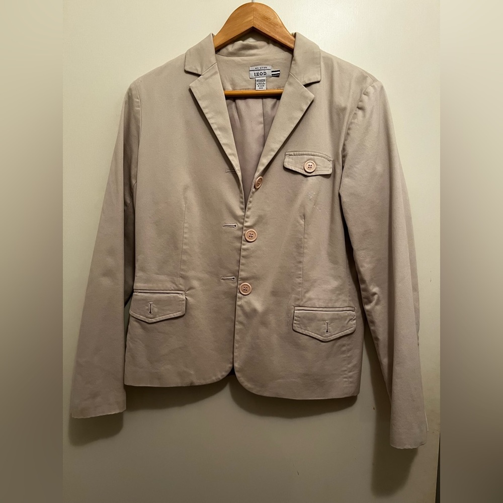Izod Blazer Medium Size Beige